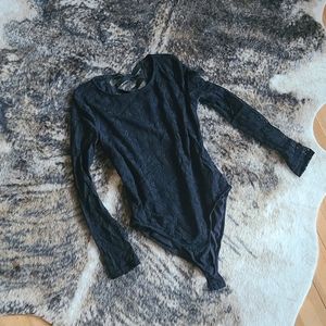 Black Lace Bodysuit